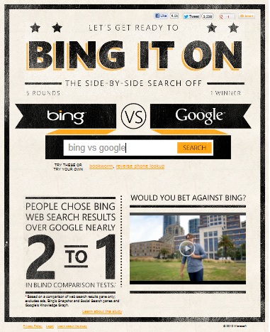 Bing, Google' a Karşı: bingiton.com