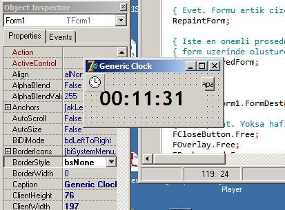 Delphi ile Generic Clock Tasarımı Delphi ile Generic Clock Tasarımı