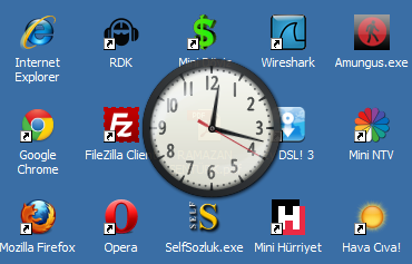 Analog Clock Ekran Görüntüsü Analog Clock Ekran Görüntüsü