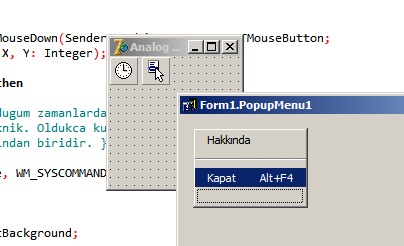 Delphi ile Analog Clock Tasarımı