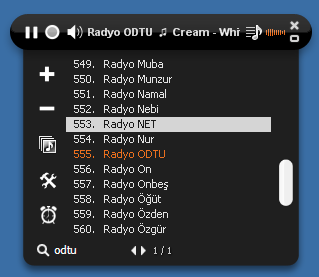 Radyo ODTU Ekran Görüntüsü